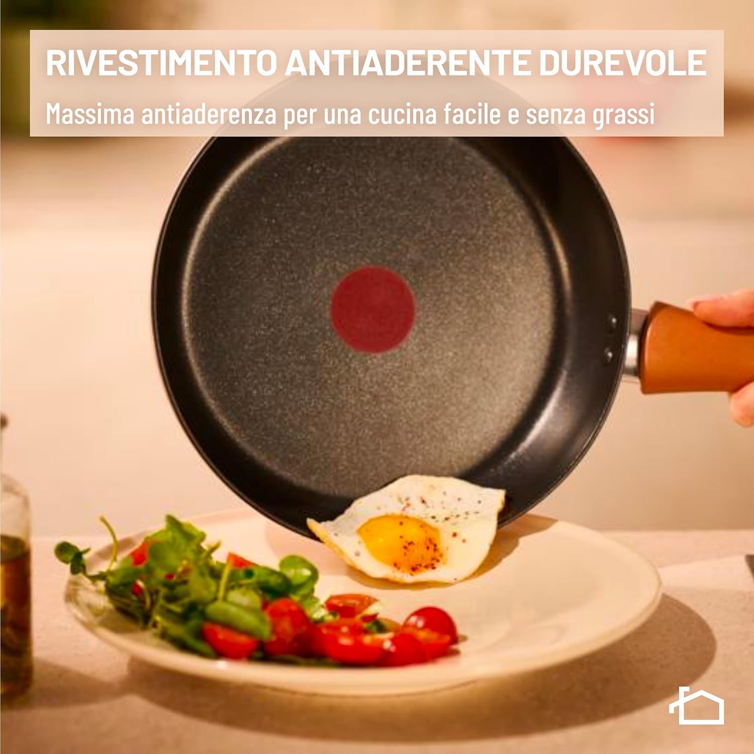 Lagostina Rosé - Set 2 Padelle Antiaderenti Ø 24/28 cm - immagine 4