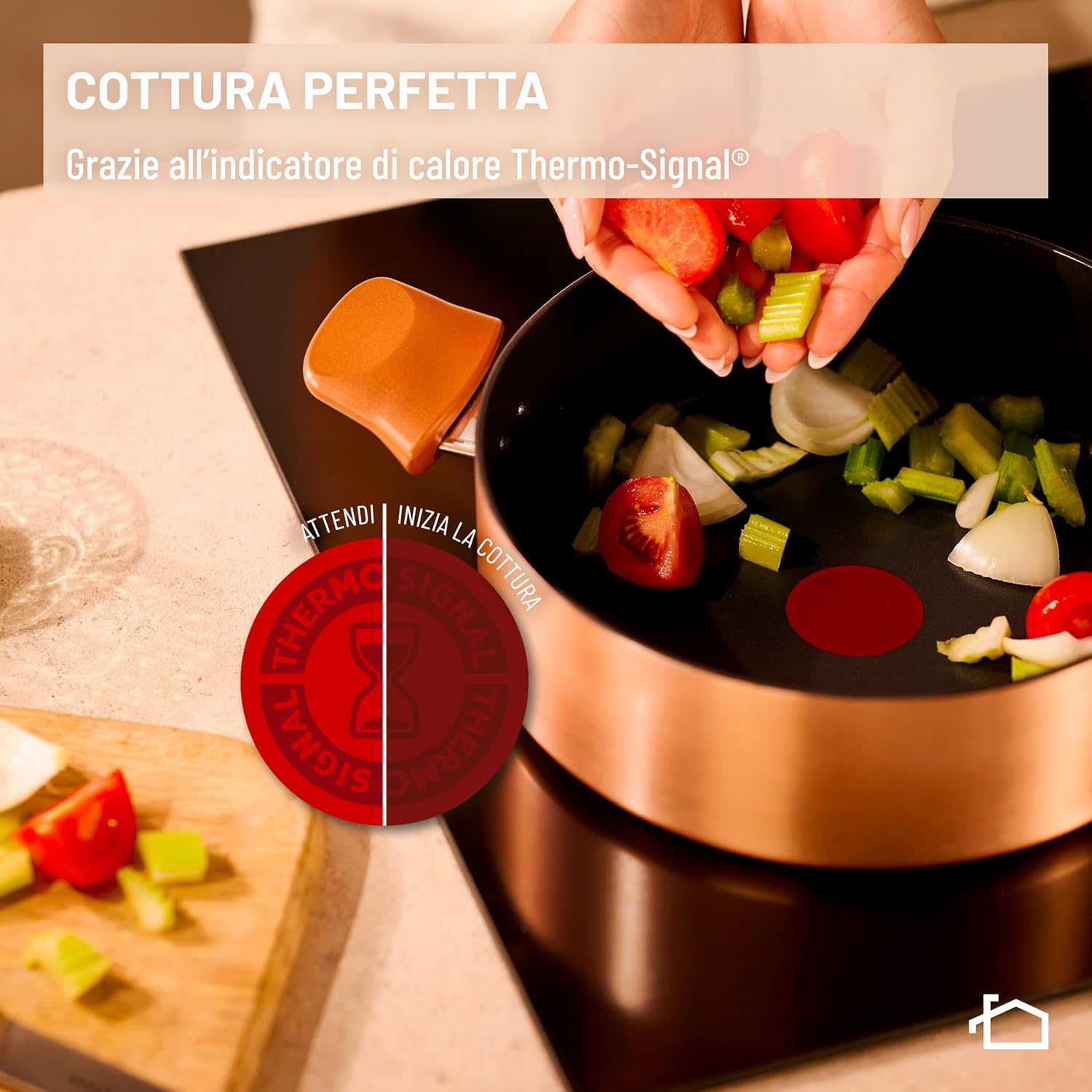 Lagostina Rosé - Set 2 Padelle Antiaderenti Ø 24/28 cm - immagine 5