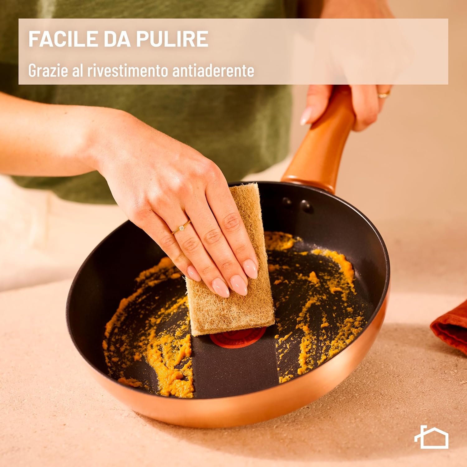 Lagostina Rosé - Set 2 Padelle Antiaderenti Ø 24/28 cm - immagine 7