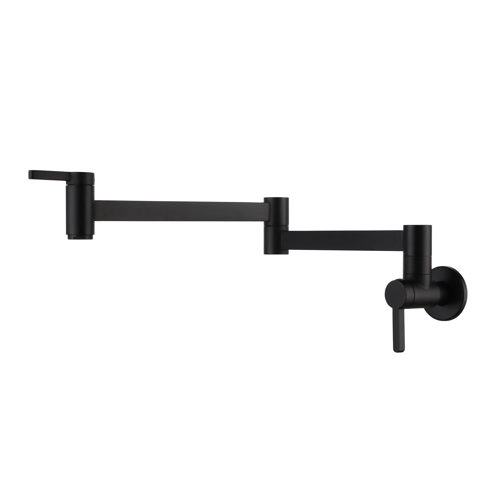 Homelava Rubinetto Cucina a Parete Pieghevole, Nero