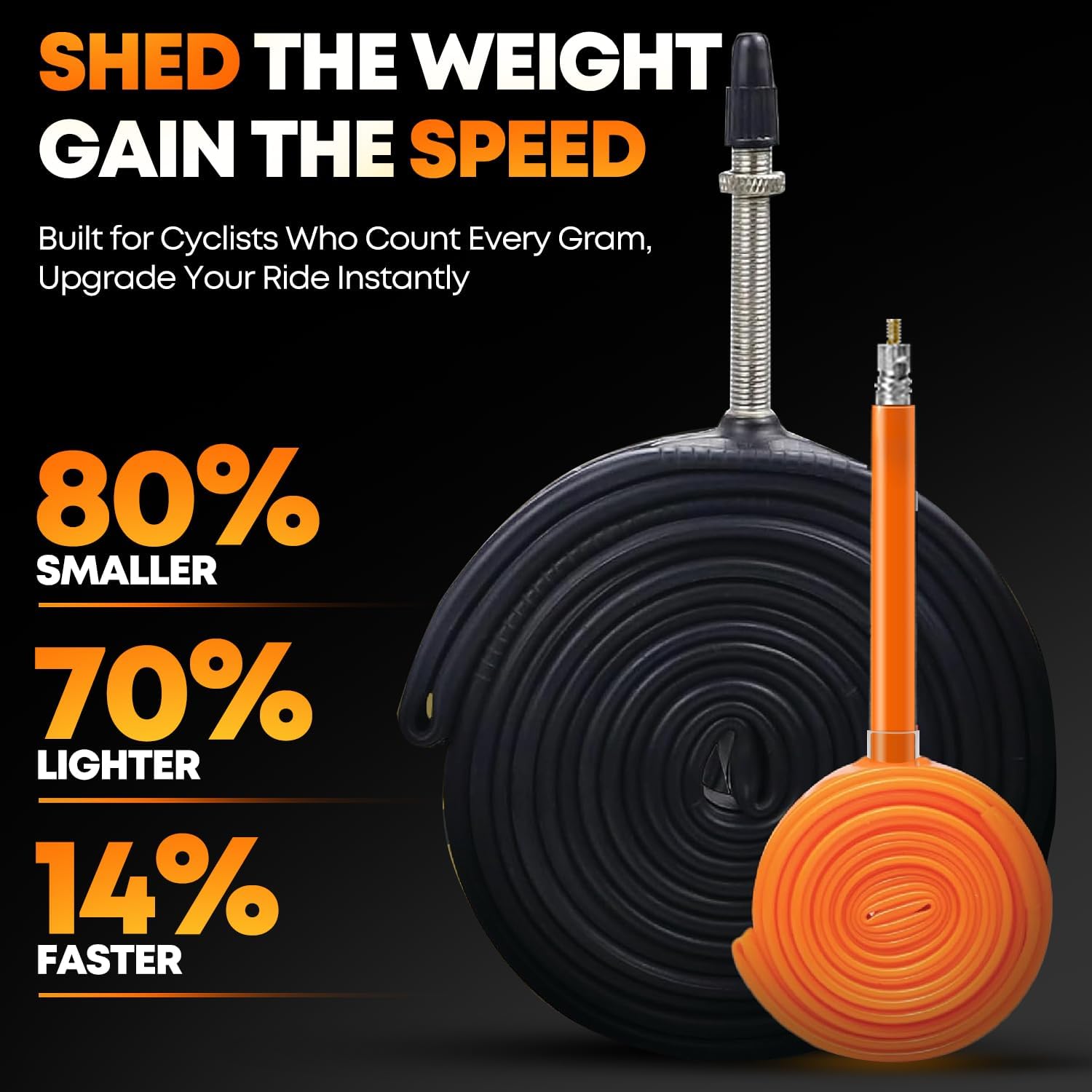 Set 4 Cyclami Camera d'Aria TPU Ultraleggera - immagine 3