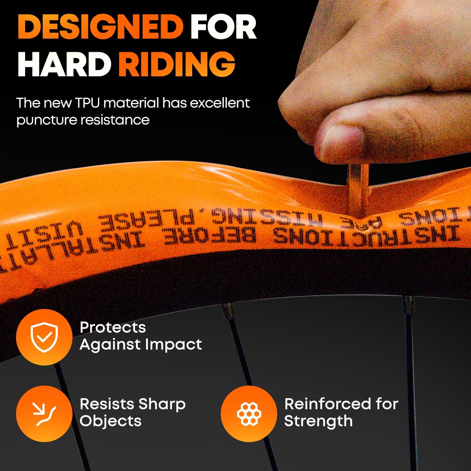 Set 4 Cyclami Camera d'Aria TPU Ultraleggera - immagine 4