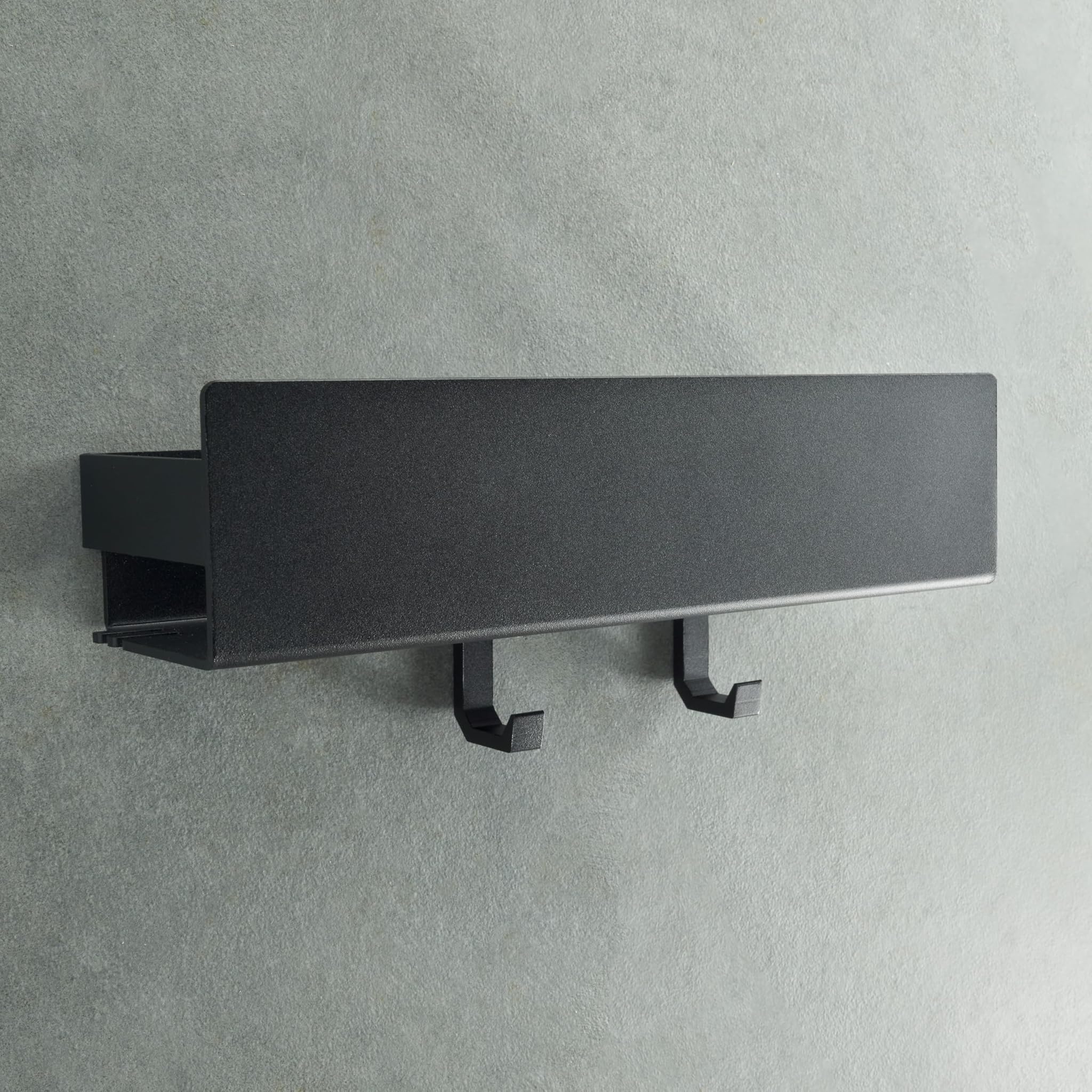 Design Amburgo Mensola Doccia Adesiva 30cm, Nera