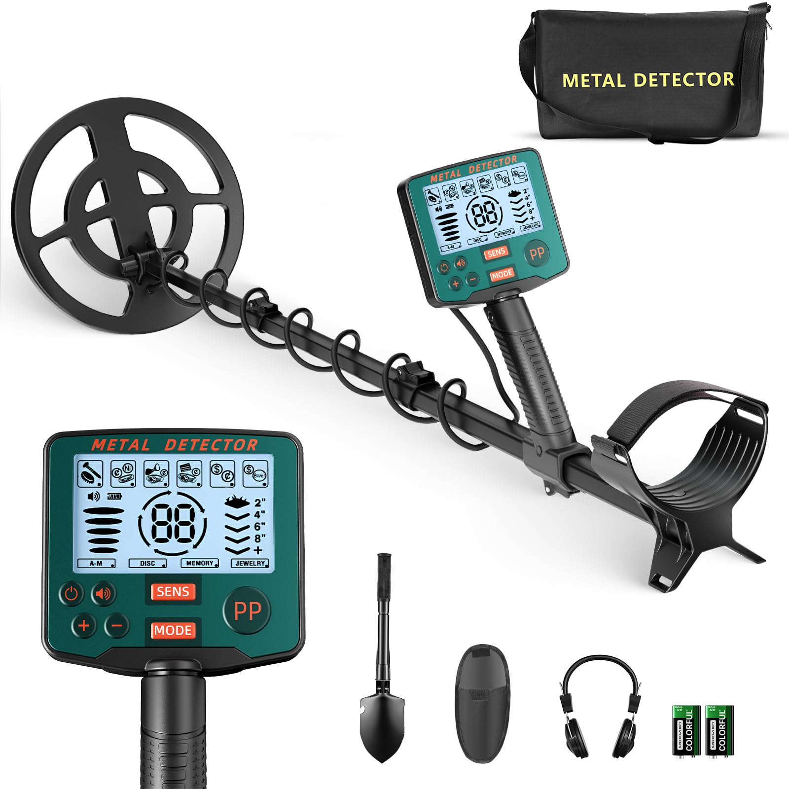 Metal Detector Professionale con 5 Modalità