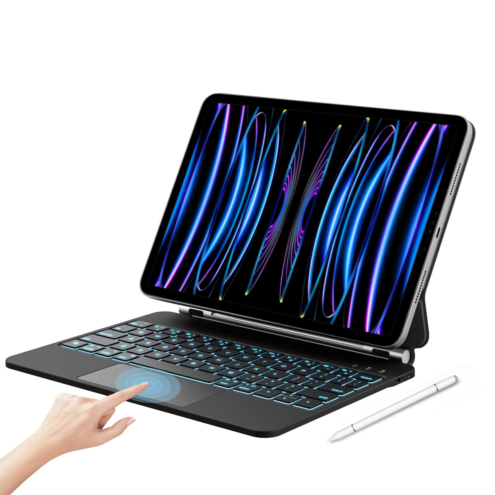 Ixtra Custodia Magic Keyboard per iPad Air 11″/Pro 11″