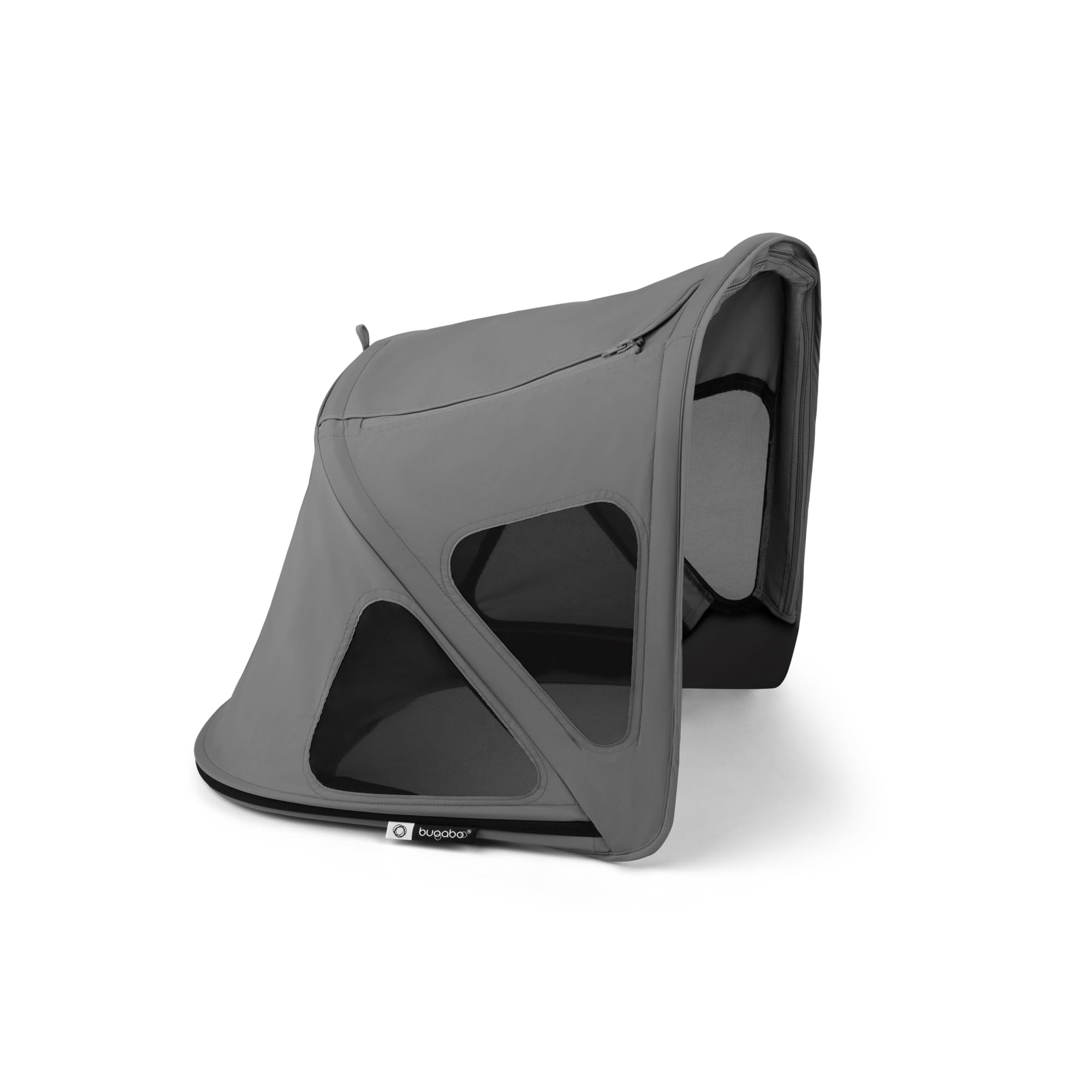 Bugaboo Fox Cappottina Breezy, Estensibile per una maggiore copertura e una Protezione Solare ottimale, Resistente all'Acqua, Compatibile Con Tutti i Passeggini Fox/Cameleon 3, Moon Grey