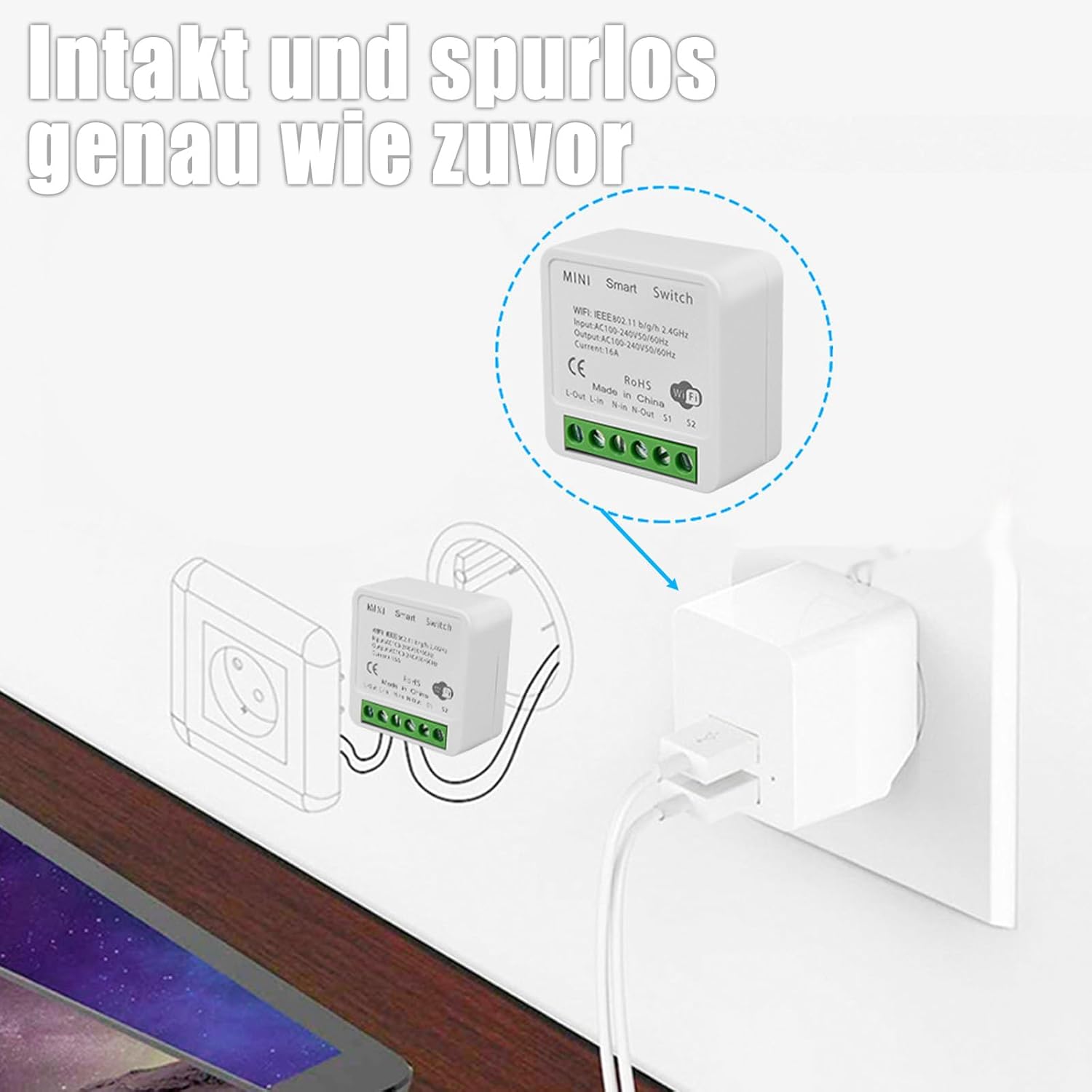 2 Interruttori Luce Smart Wi-Fi Bluetooth - immagine 3