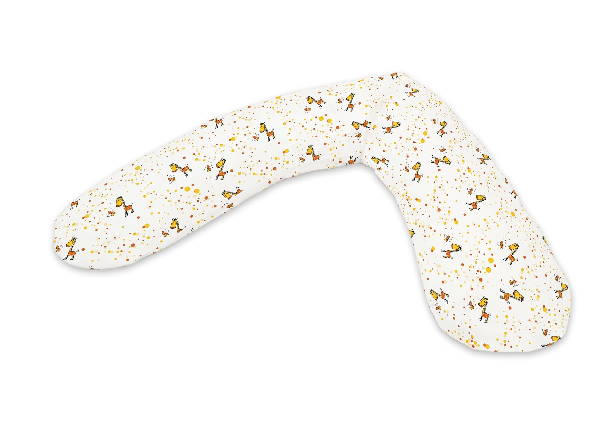 Theraline Dodo - Cuscino per gravidanza e allattamento, riempito con perle, con rivestimento esterno Bubbling Horse, 170 cm