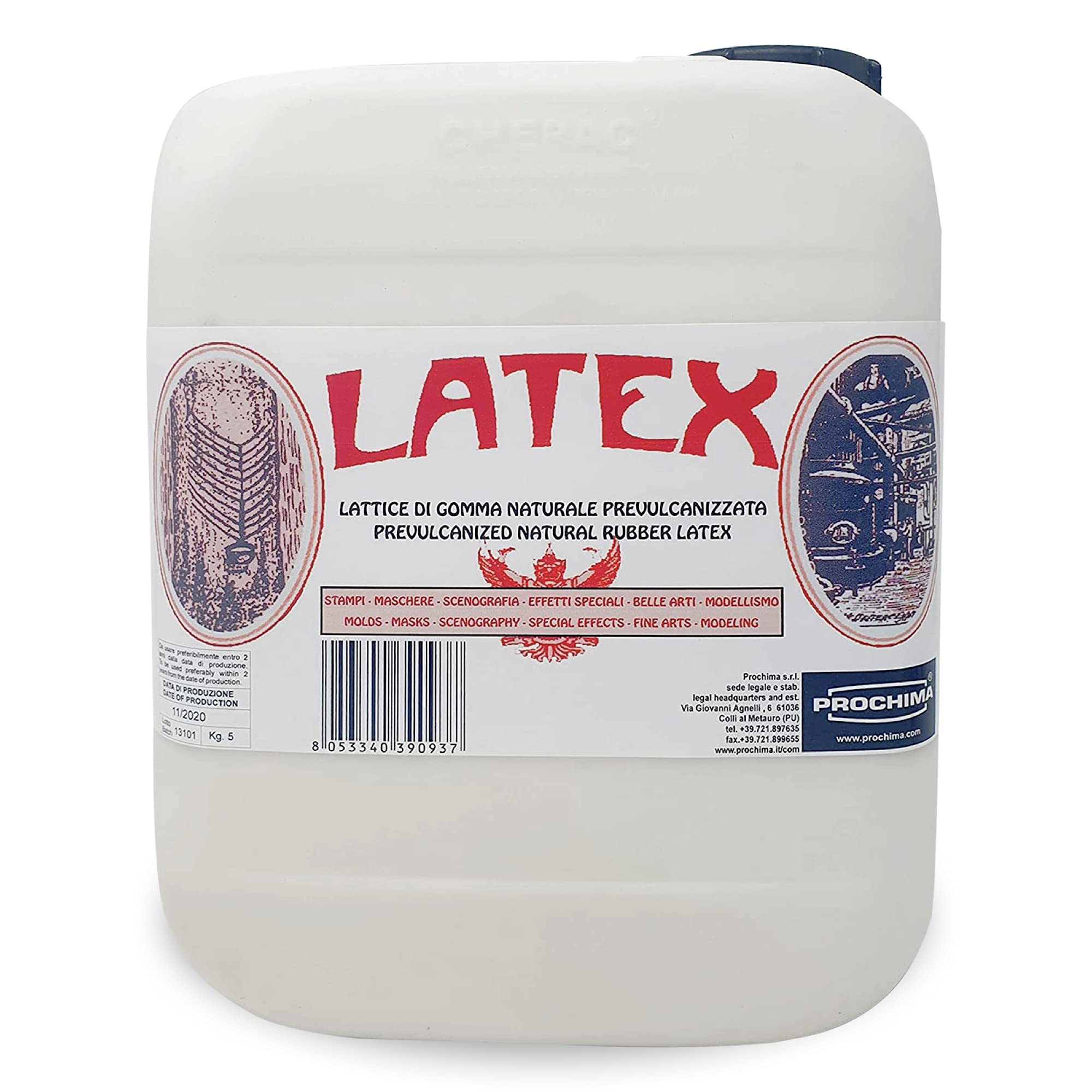 Prochima EM501K5 Latex, Trasparente, 5 KG