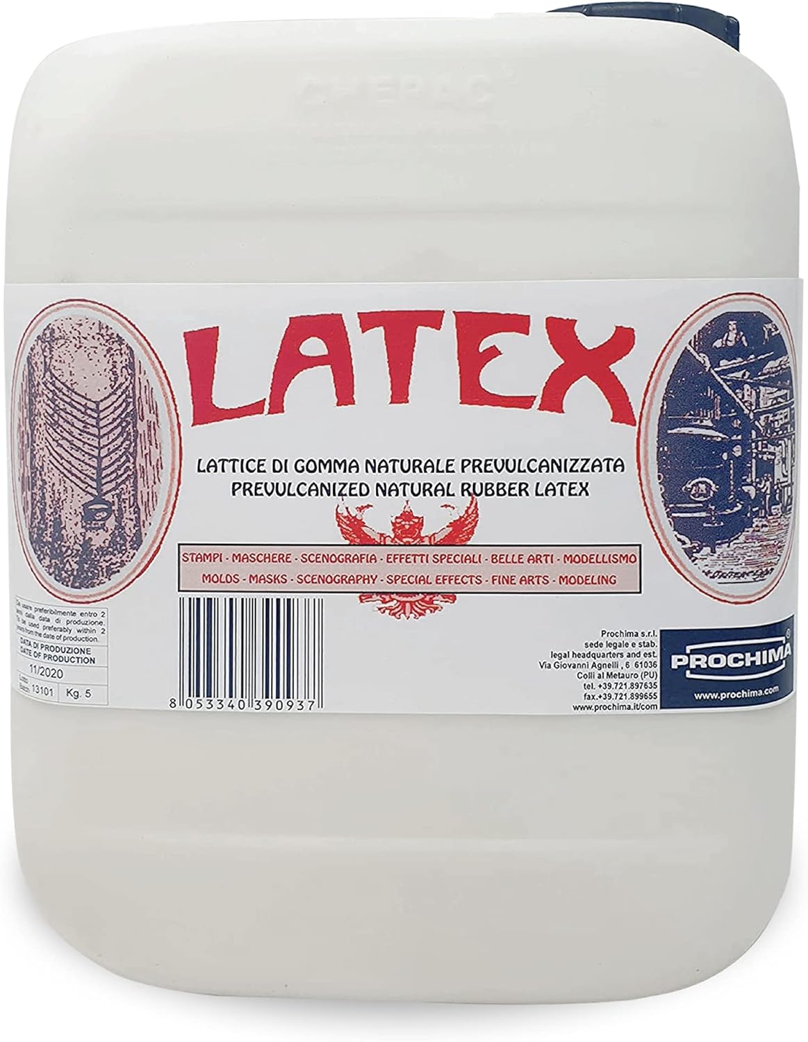 Prochima EM501K5 Latex, Trasparente, 5 KG - immagine 1