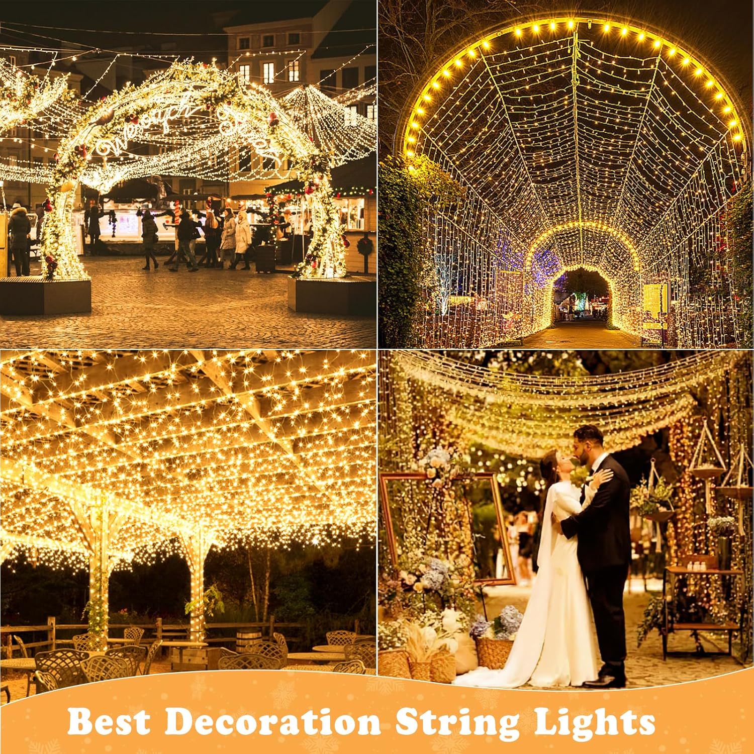 Elegear Luci Natale Esterno 50 Metri 2000 LED - immagine 6