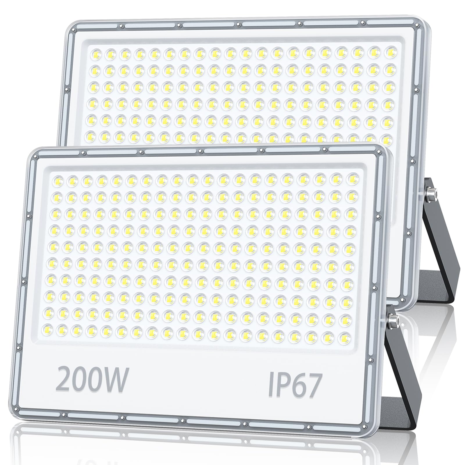 Faretto LED da Esterno 200W - 20000LM (2 Pezzi)