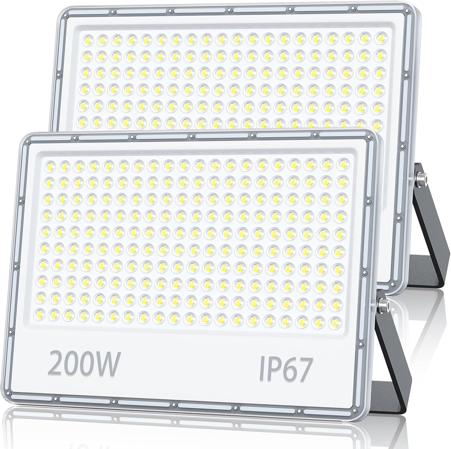 Faretto LED da Esterno 200W - 20000LM (2 Pezzi) - immagine 1