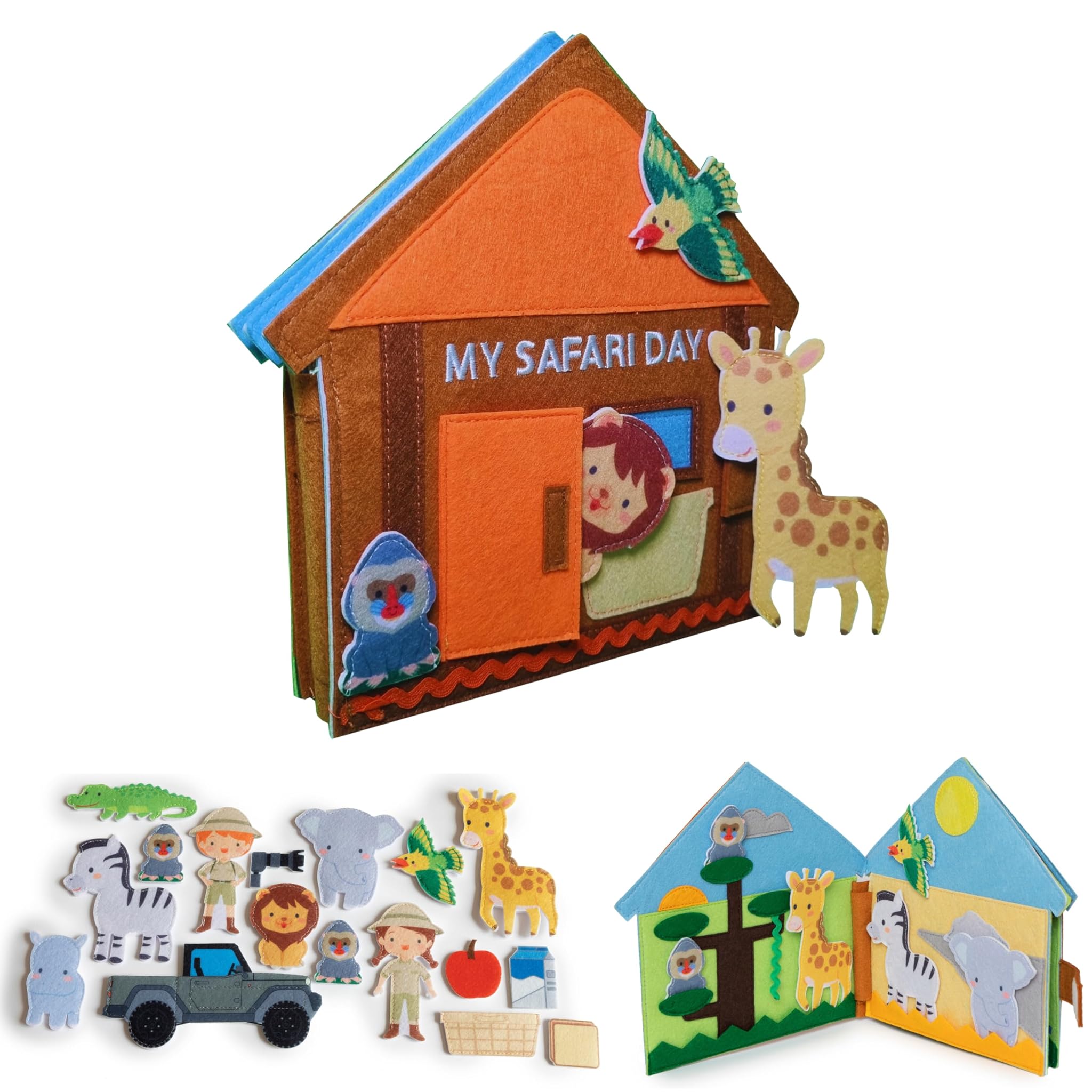 meqbem® PANTAWORLDS® - Quiet Book Sensoriale Educativo