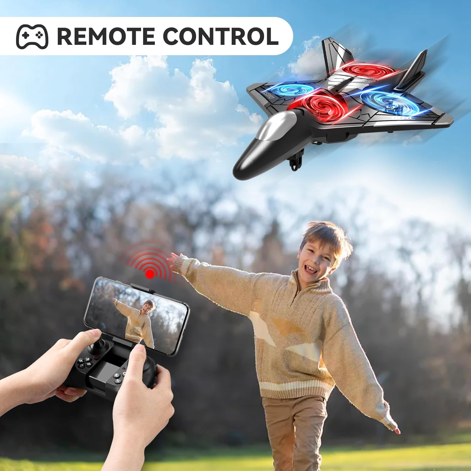 4DRC RC Aereo con Fotocamera per bambini principianti - immagine 8