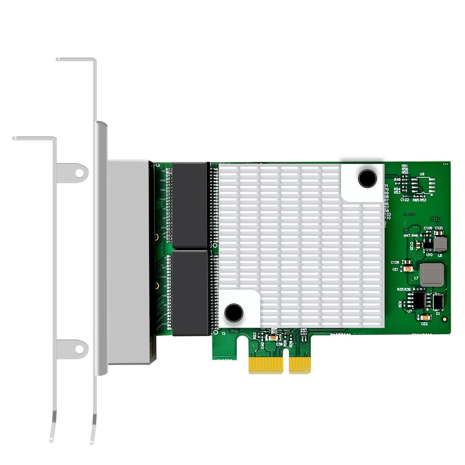 Glotrends ST7387 Scheda Rete Ethernet PCIe Gigabit 4 Porte