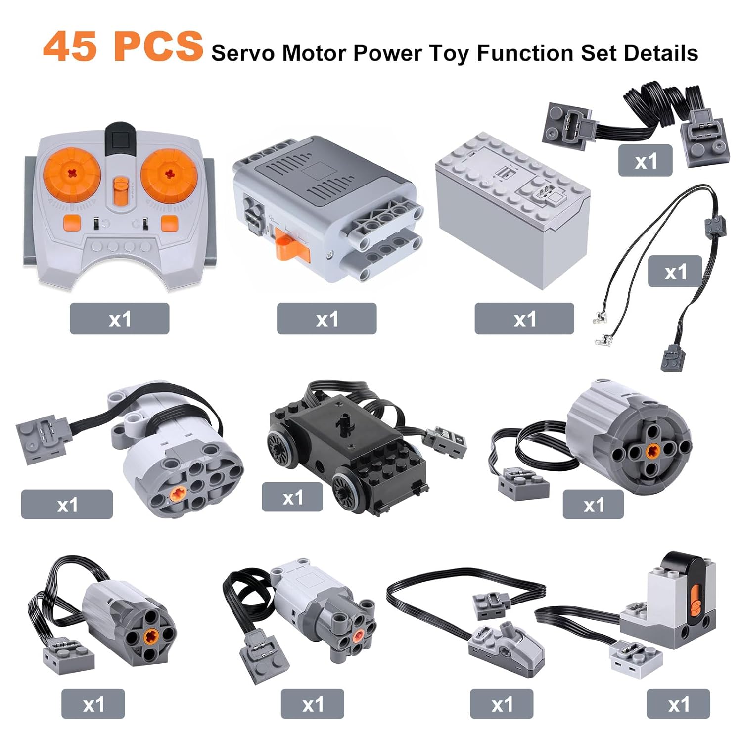 Servo Motor Power Toy Function Set 45 PCS - immagine 2