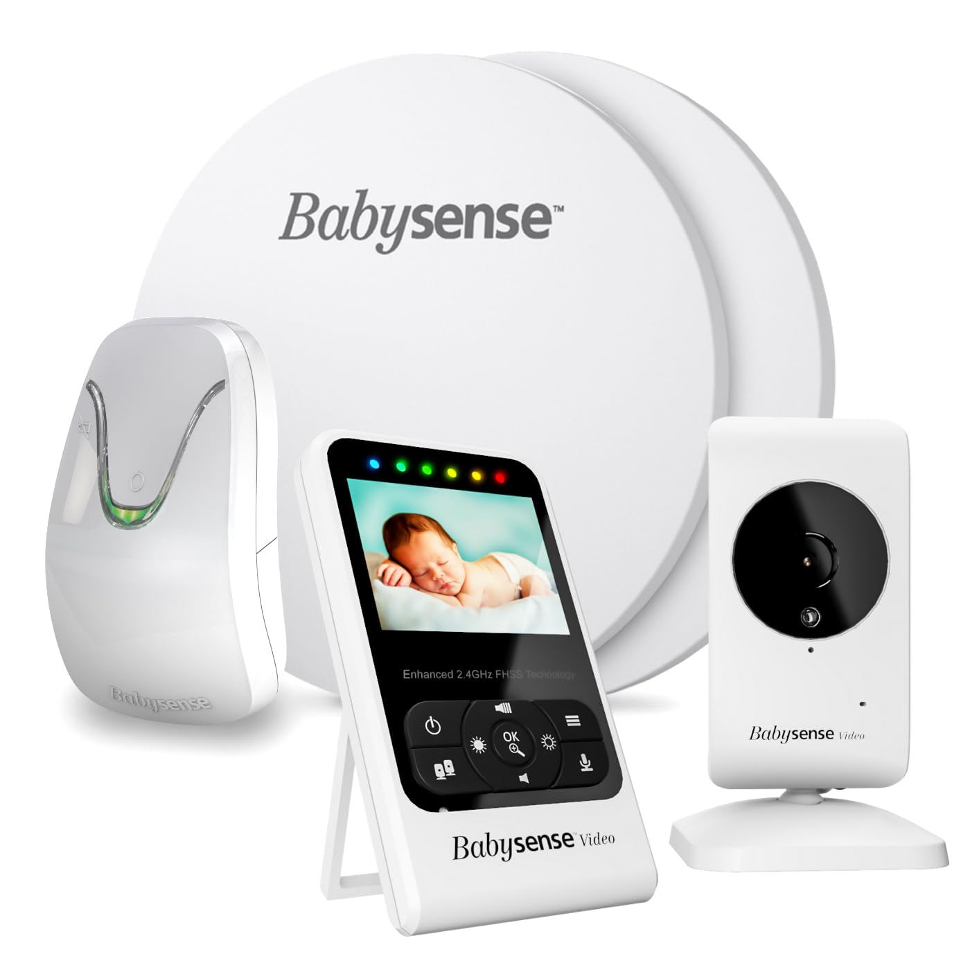 Babysense Monitor Video Bambini 2.4" con Movimento