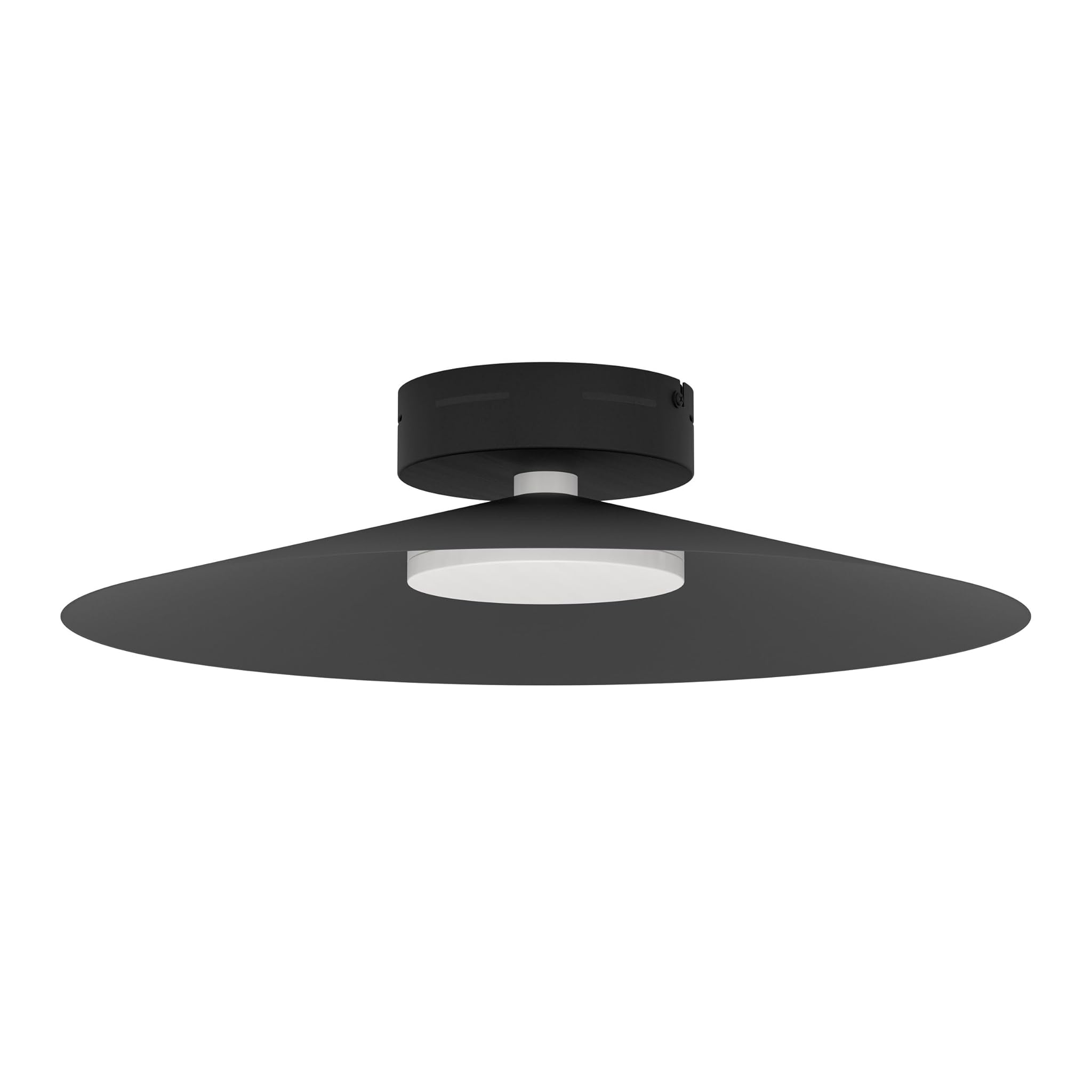 Eglo connect.z Lampada LED da Soffitto Conomavilla-Z, Nero Ø 45 cm