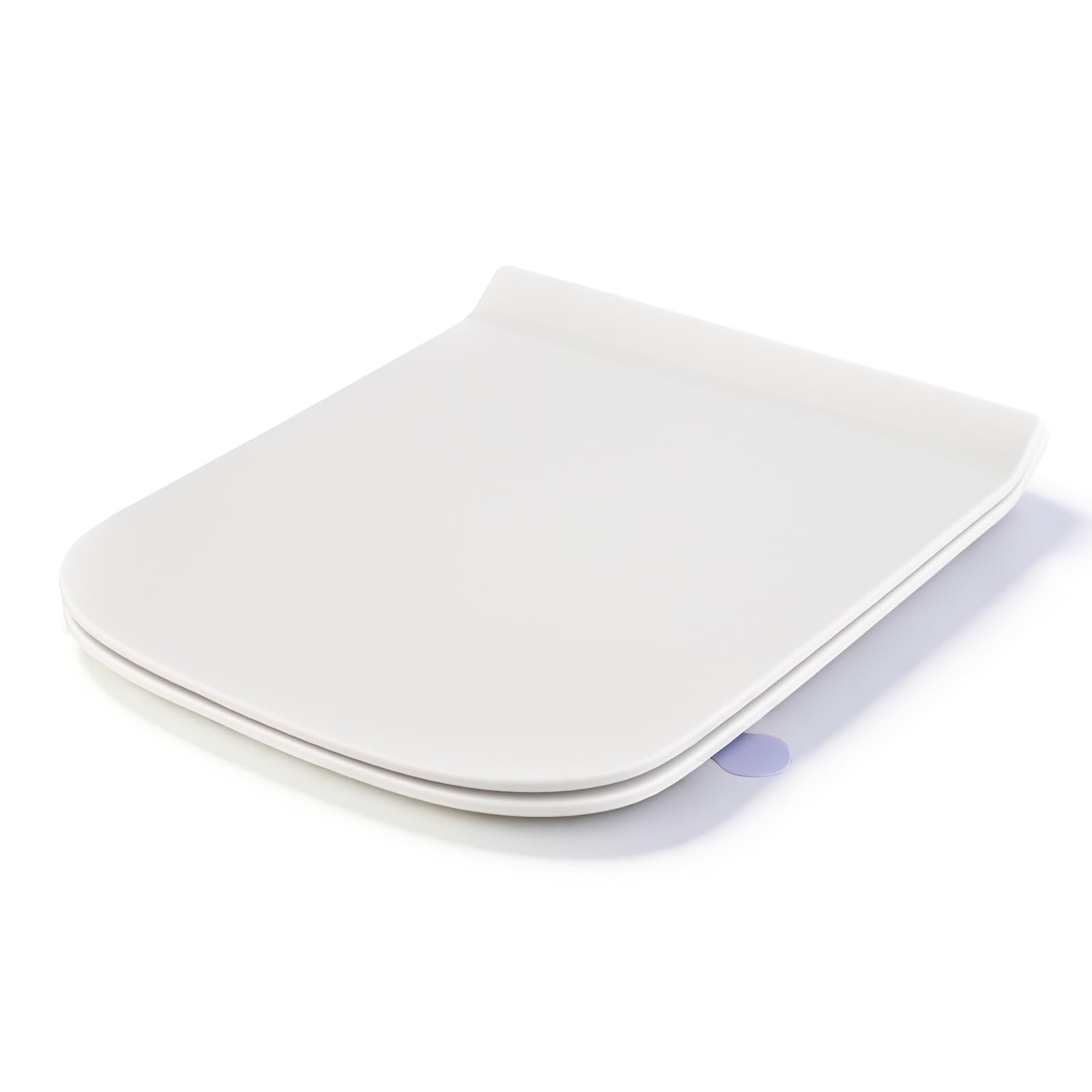 Tavoletta WC Universale Quadrata [CORTO] con Chiusura Ammortizzata