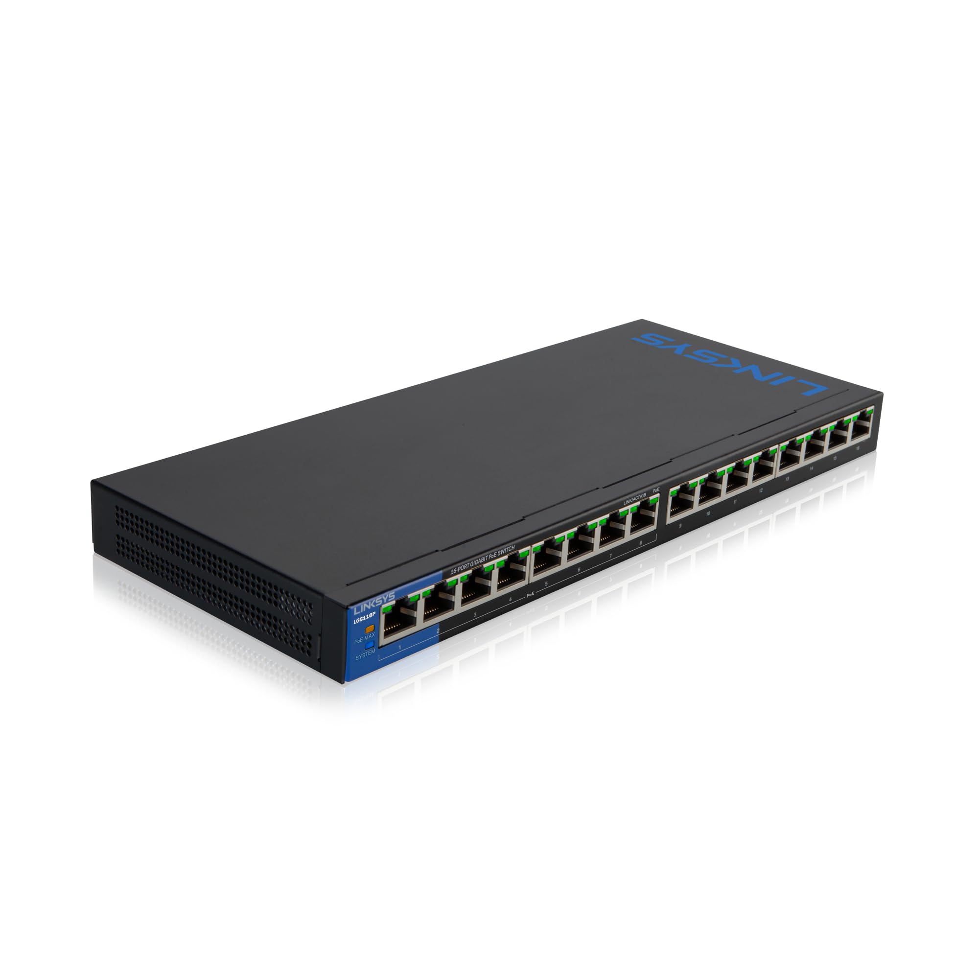 Linksys LGS116P-EU - Switch Gigabit 16 Porte non Gestito