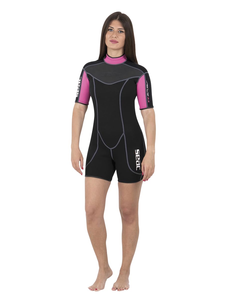SEAC Sense Short Muta Corta per Snorkeling e Subacquea, Neoprene 3 mm Donna