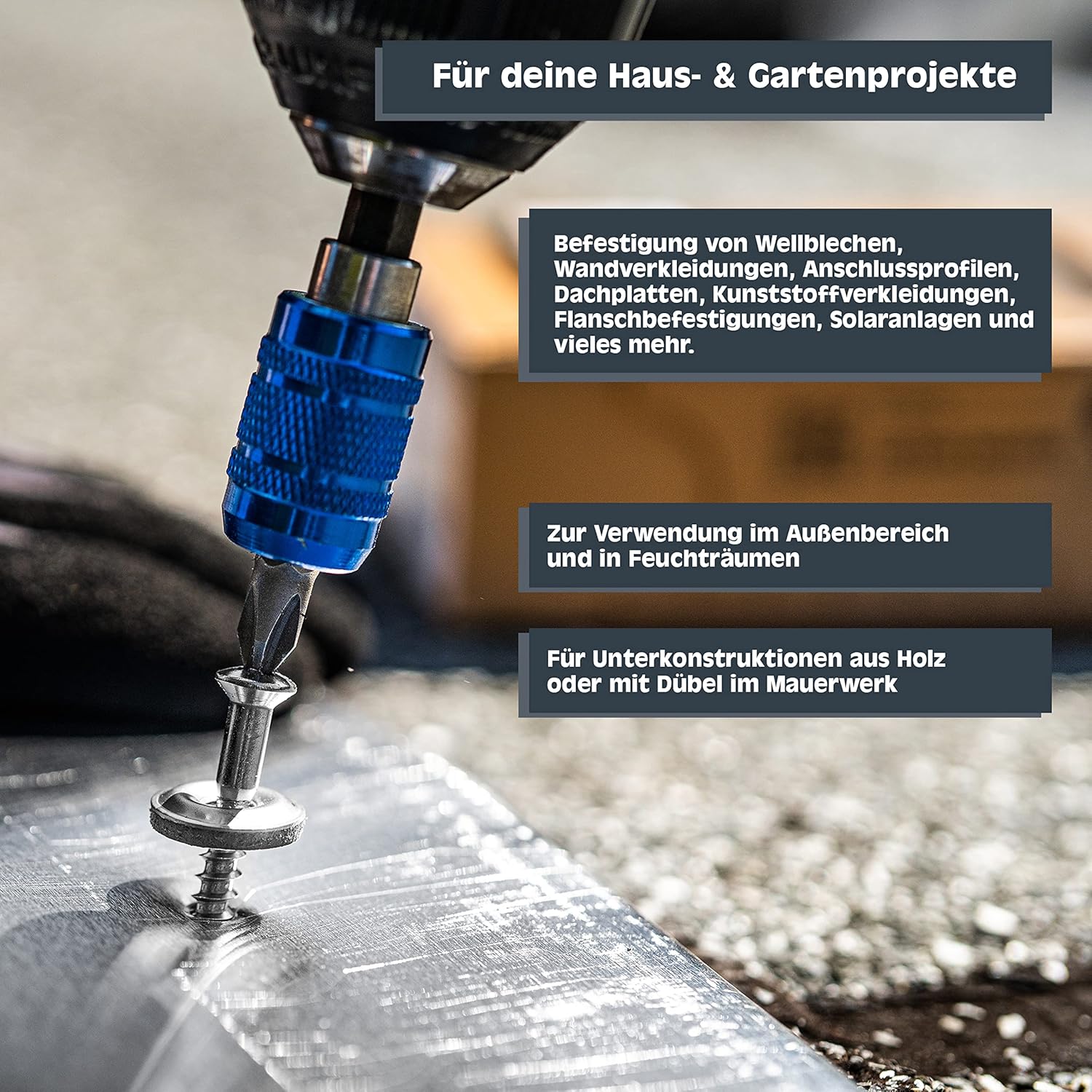 HELPMATE Viti Spengler 4,5x65mm 150pz, Acciaio Inox A2 - immagine 4