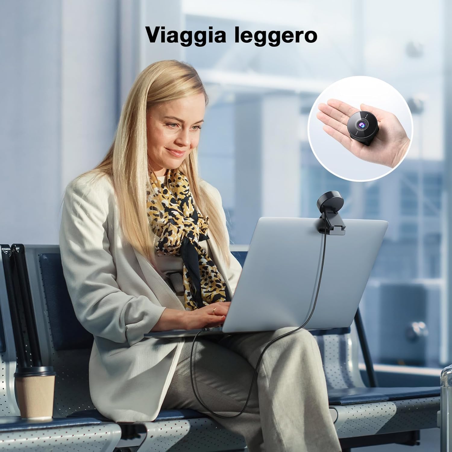 Emeet C950 4K Webcam PC con Messa a Fuoco Automatica - immagine 9