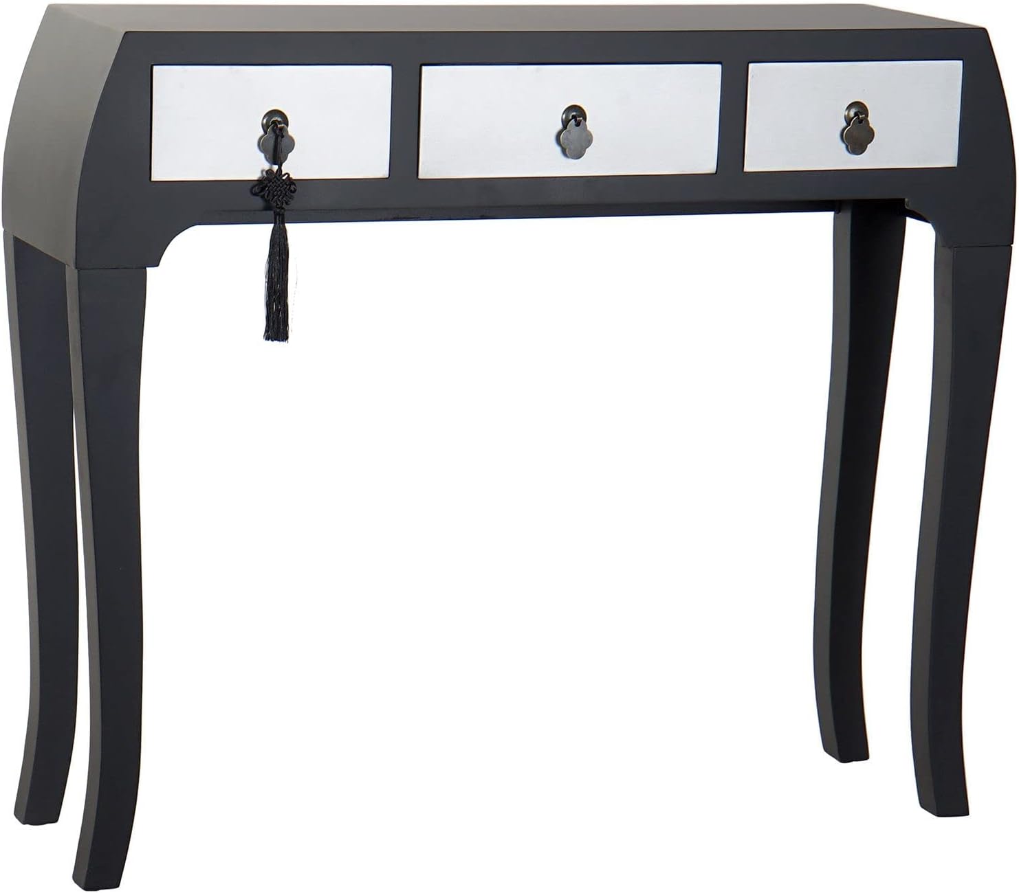 DRW Console Abete 96x26x80 Orientale Nero, Multicolore, estandar