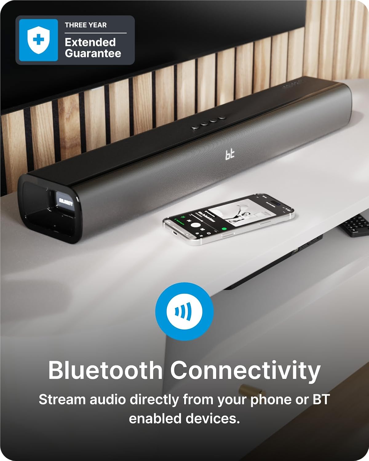 Majority Soundbar TV Naga 60 Plus 300W con Subwoofer - immagine 4