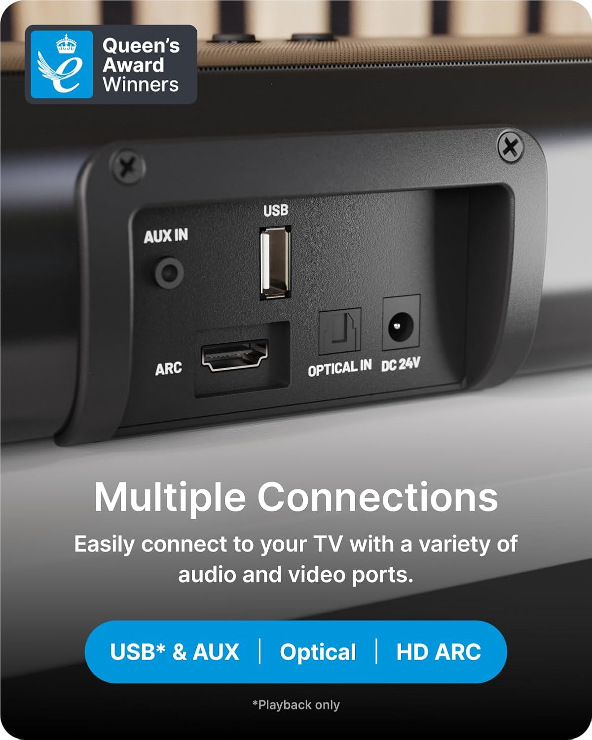 Majority Soundbar TV Naga 60 Plus 300W con Subwoofer - immagine 5