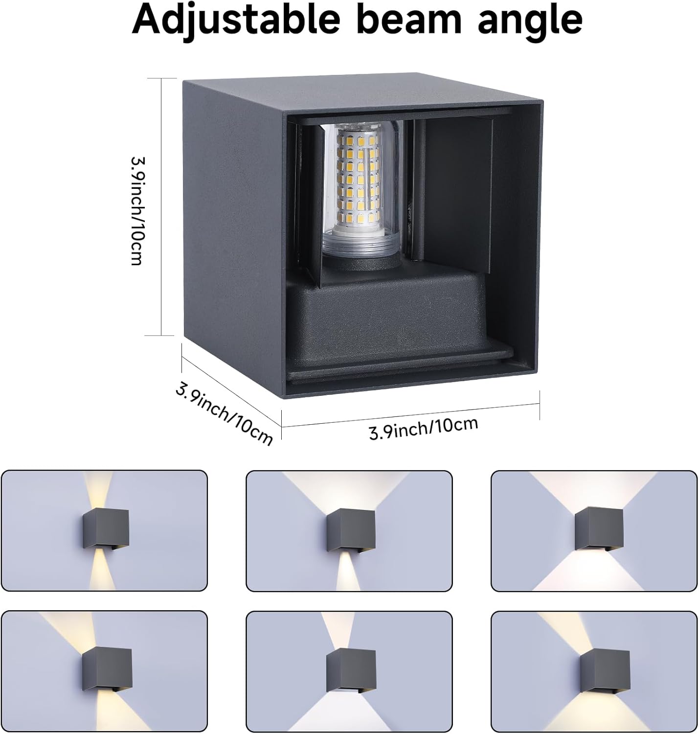 Mille Lucciole Applique da Esterno 12W 3000K (2 Pezzi) - immagine 4