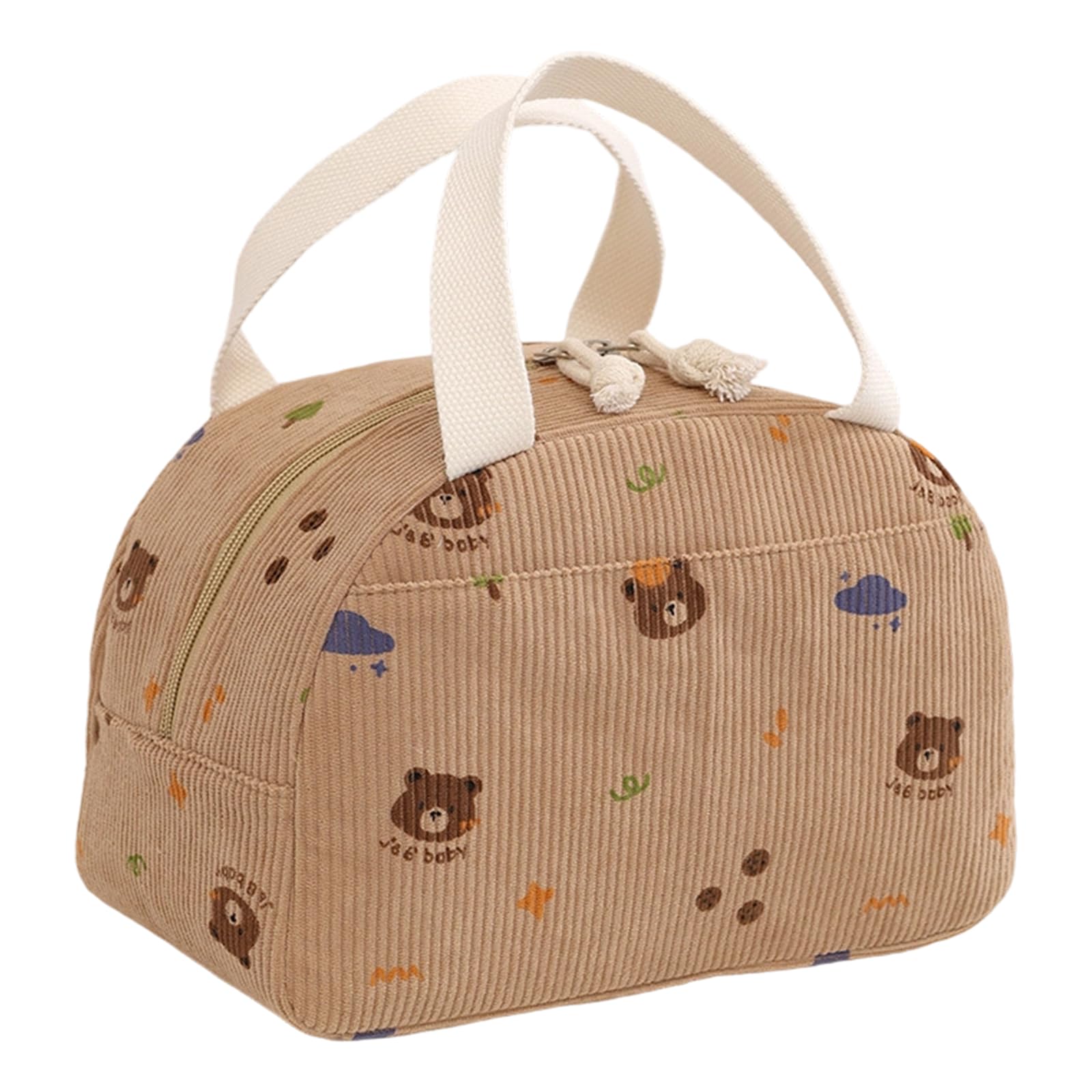 Borsa Termica Porta Pranzo per Donna e Ragazza, Riutilizzabile Borsa Frigo Piccola, Borse Pranzo Termica Isolata con Simpatico Floreale, Lunch Bag per Lavoro/Ufficio/Scuola/Picnic/Viaggi