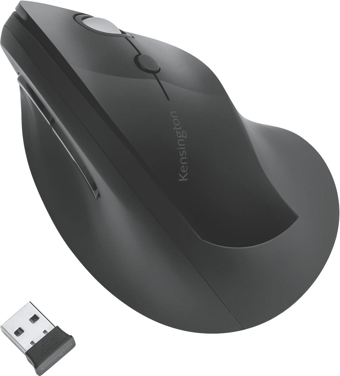 Kensington Mouse Pro Fit Ergo Wireless Verticale, Nero - immagine 1