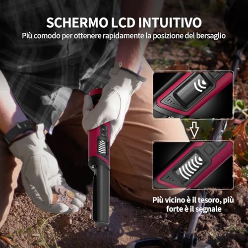 Dr.ötek Pinpointer Metal Detector Portatile IP68 - immagine 3