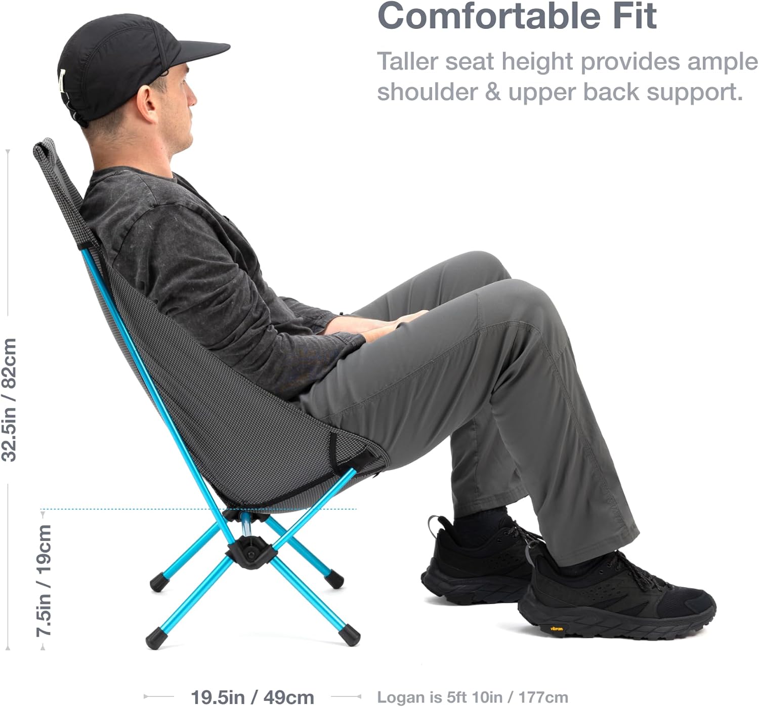 Chair Zero Highback - Grey - immagine 3