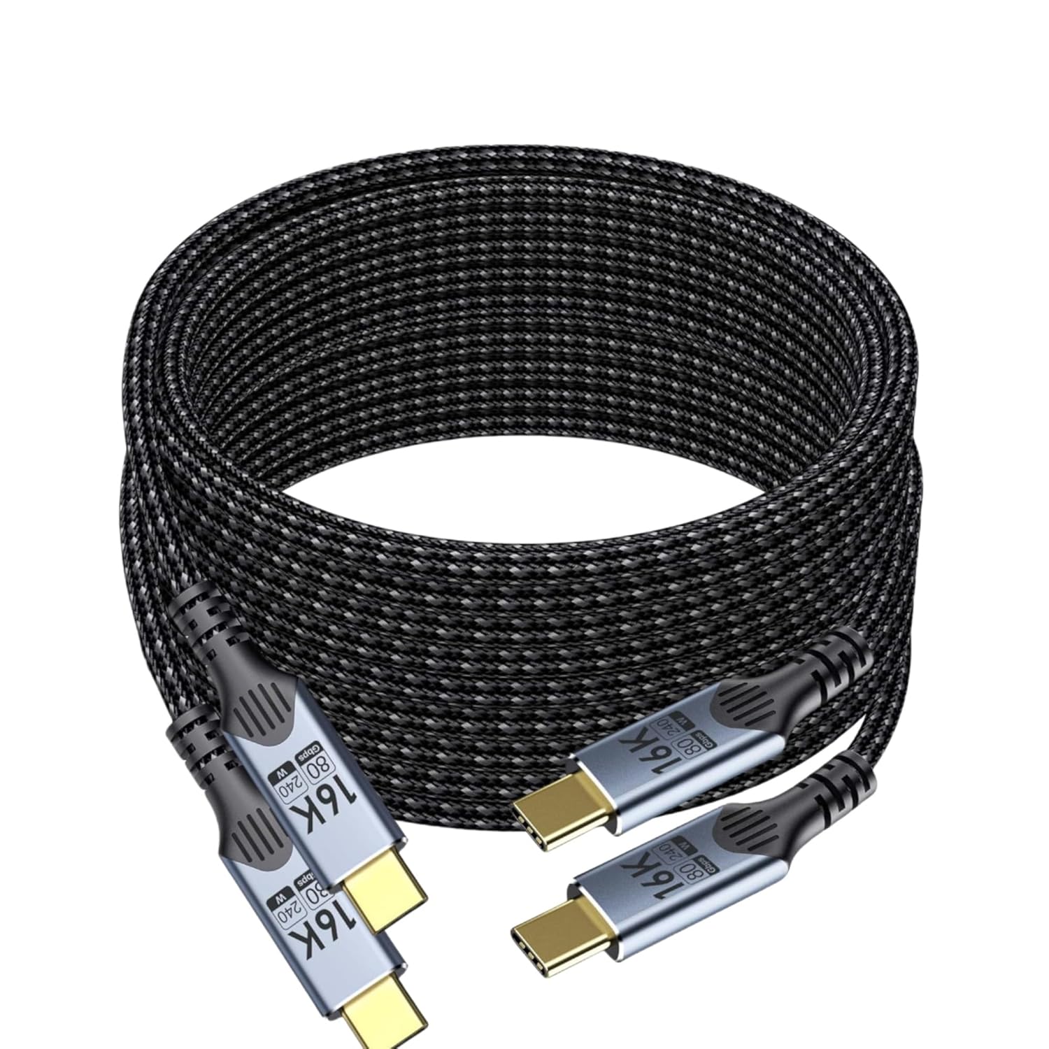 Cavo USB C a USB C 2M 2pack 240W 80 Gbps - immagine 1