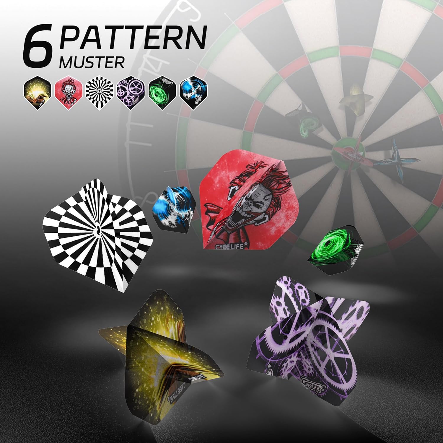 CyeeLife Freccette Professionali con Punta in Metallo (18 Pezzi) - immagine 4