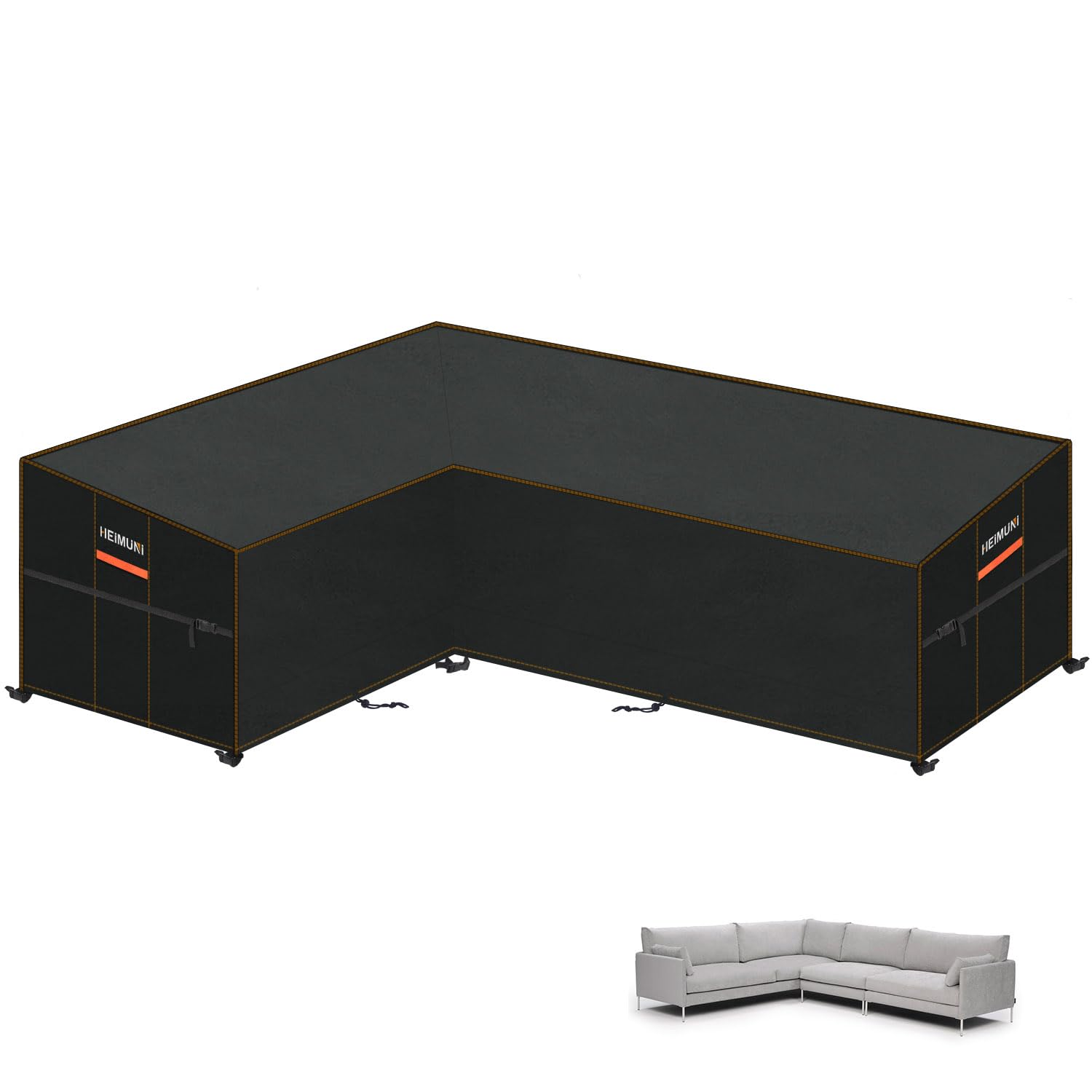 Heimuni Copertura Divano a L Giardino 222x286x90x80/65