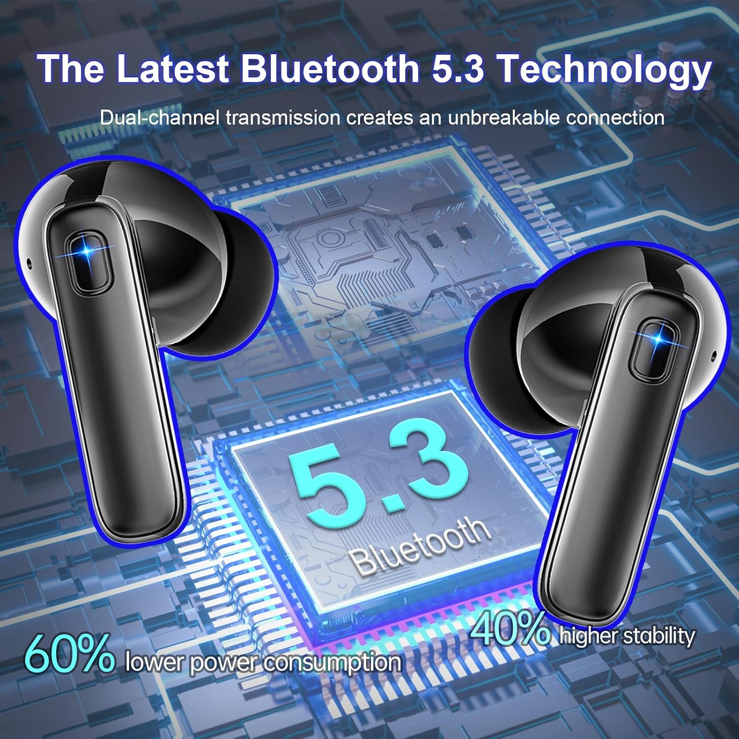 Cuffie Bluetooth In-Ear con 4 ENC Mic | Motost | Velz