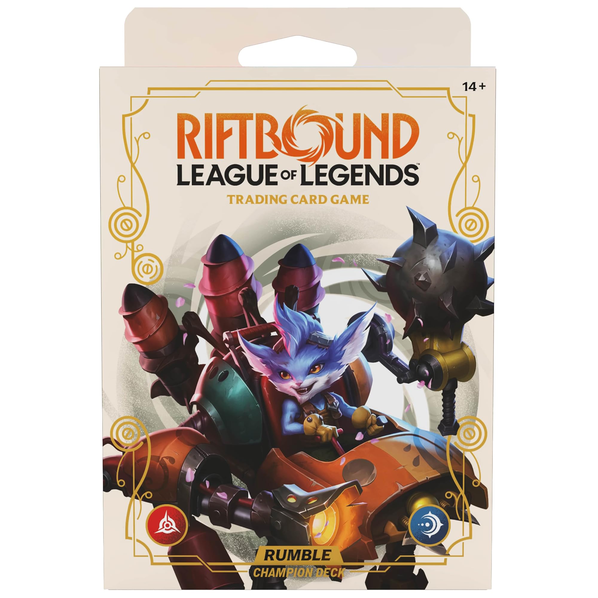 Riftbound: League of Legends TCG Spiritforged - Champion Deck: Rumble - Personaggio pronto per giocare, gioco di carte collezionabili, costruzione di mazzi, unità e incantesimi