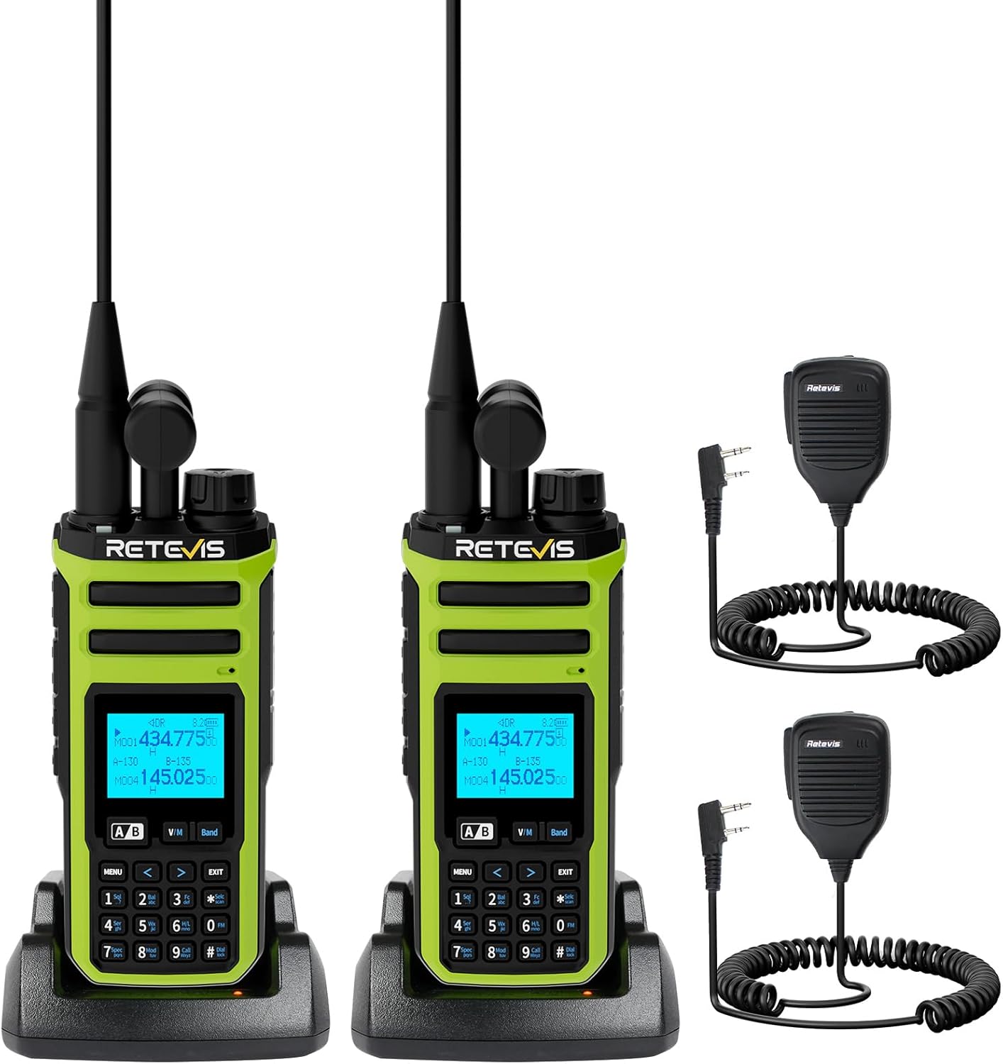 Retevis A3 Radio Bidirezionale Quad-Band per Adulti (2 Pezzi) - immagine 1