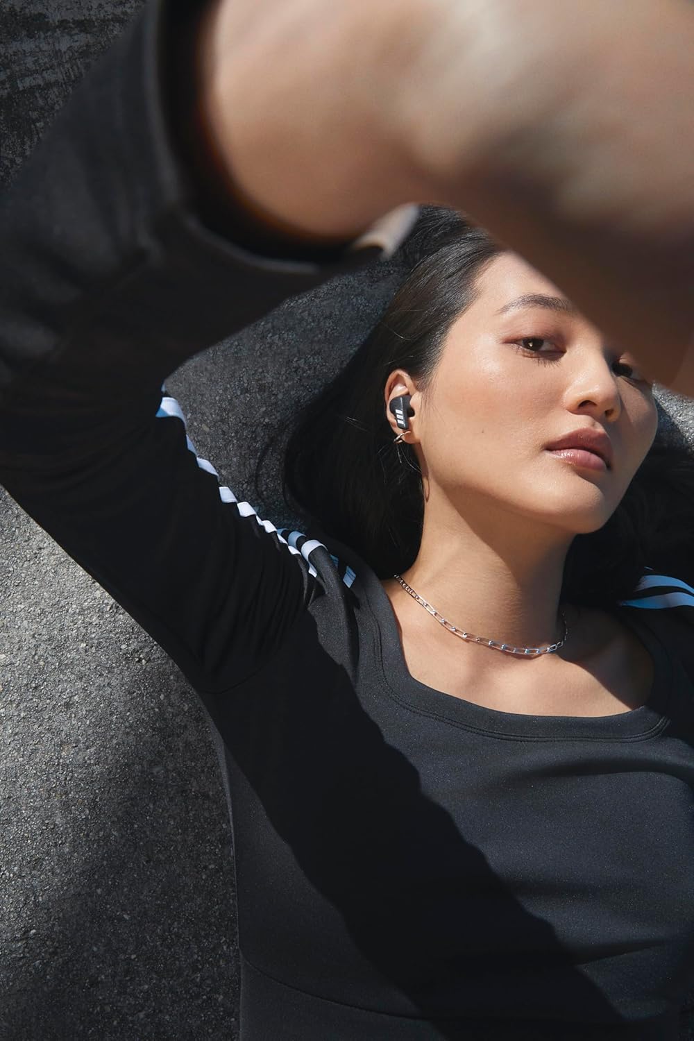 Adidas ZNE 01 ANC - Auricolari Bluetooth True Wireless, Grigio - immagine 3