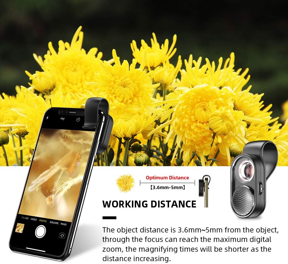 Apexel 100x Mini Microscopio per Smartphone - immagine 3