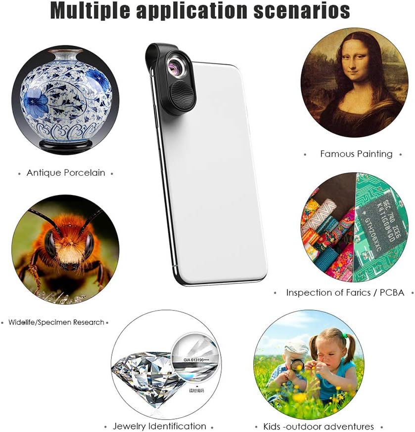 Apexel 100x Mini Microscopio per Smartphone - immagine 5