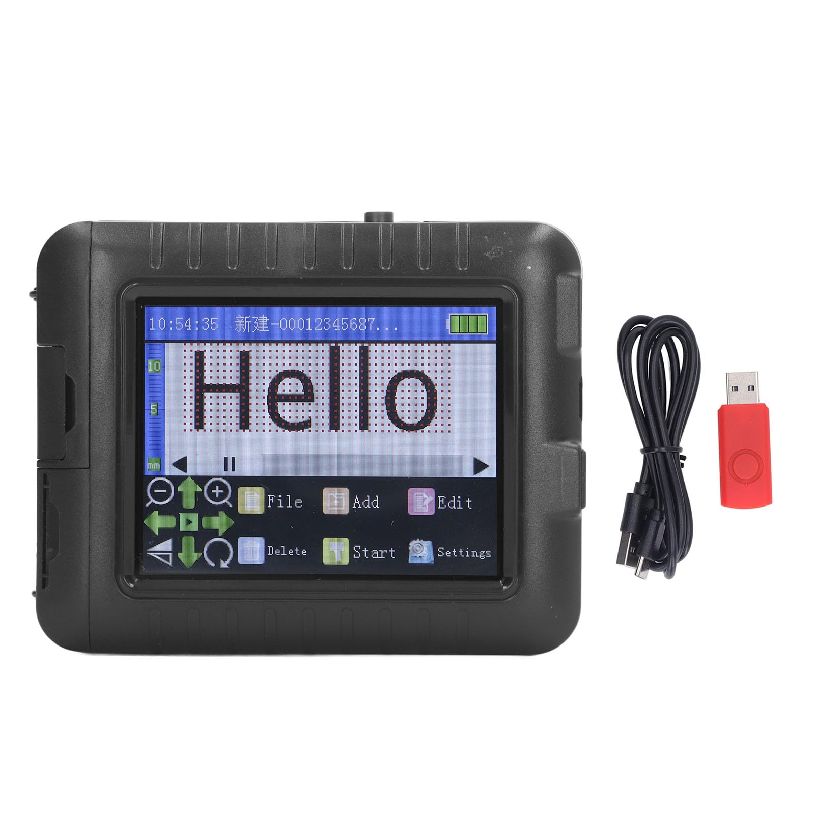 Stampante a Getto D'inchiostro Portatile con Touch Screen HD 3.5"