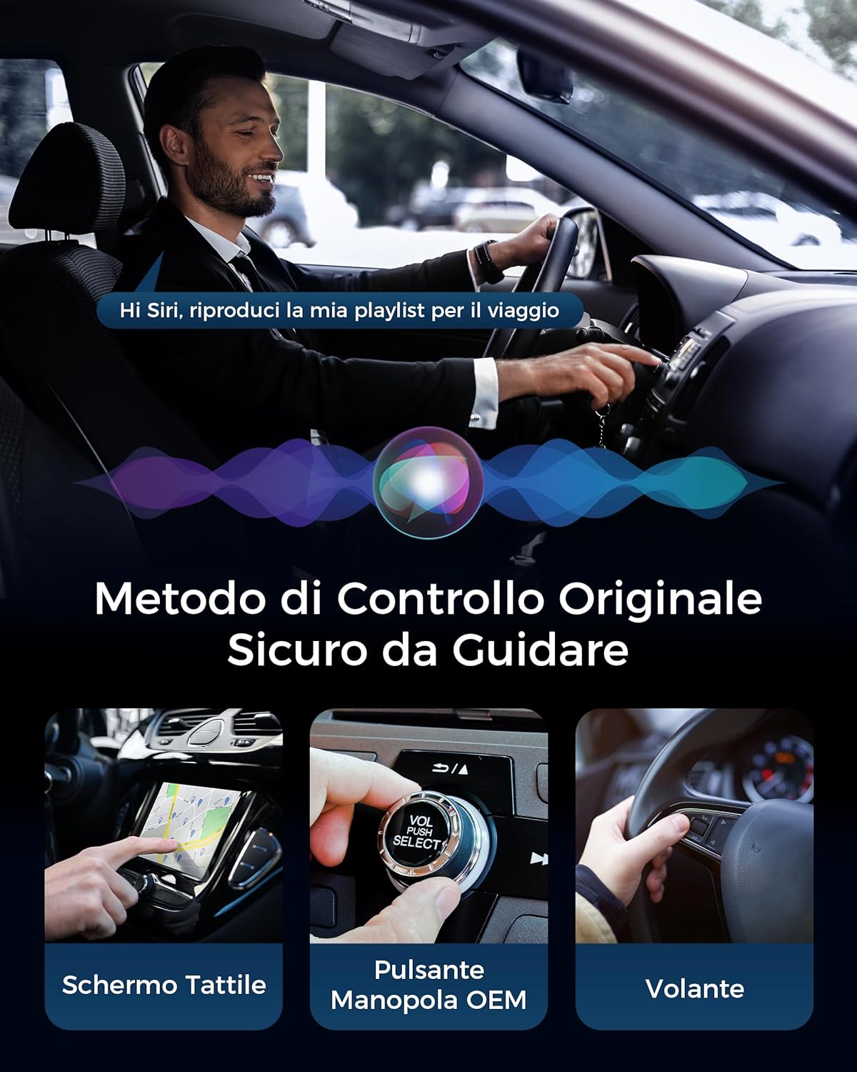 Adattatore CarPlay Wireless Bluetooth V5.3 - immagine 5