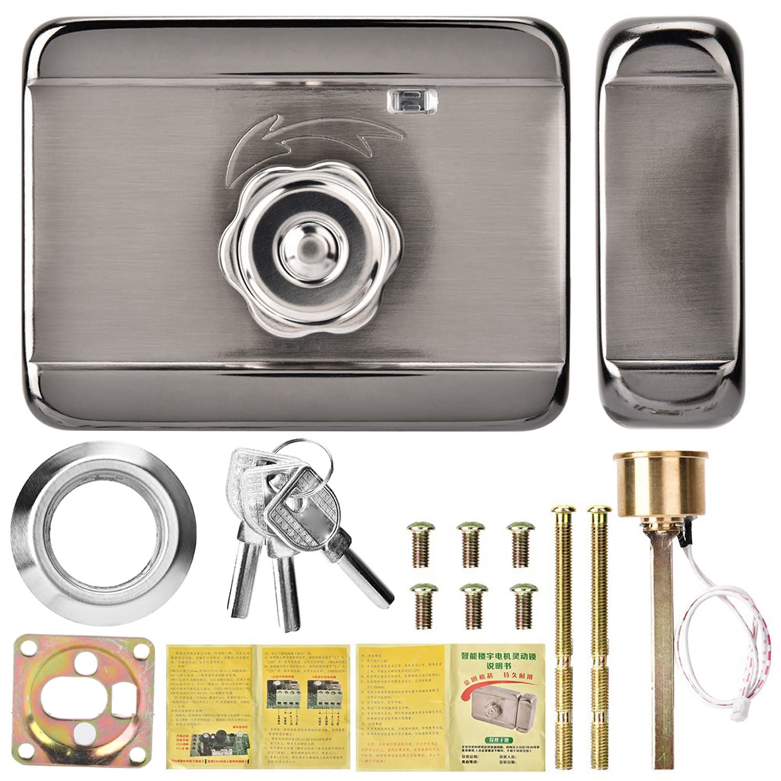 Serratura Elettronica con Telecomando, Argento