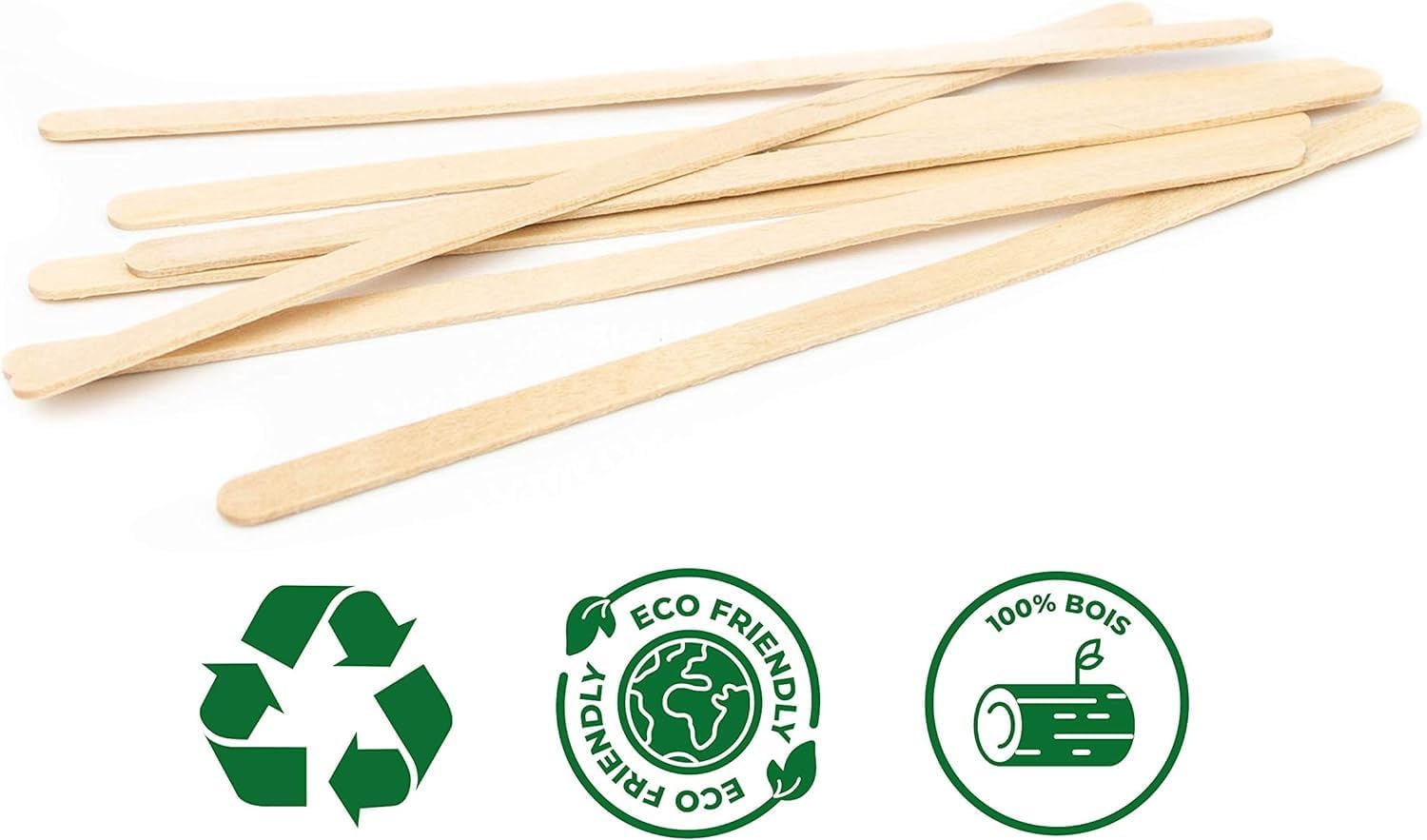 Agitatori per Caffè in Legno 11cm, 500 Pezzi - immagine 6