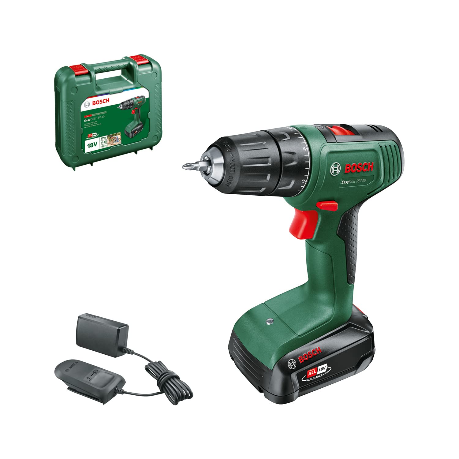 Bosch EasyDrill 18V-40 - Trapano Avvitatore 18V